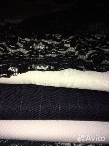 Отрезы ткани (х/б, атлас, гипюр, мешковина)