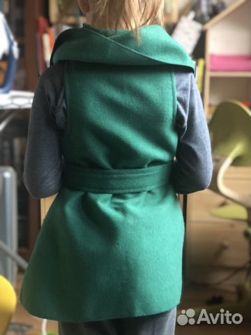 Дизайнерская Жилетка на девочку. Шерсть