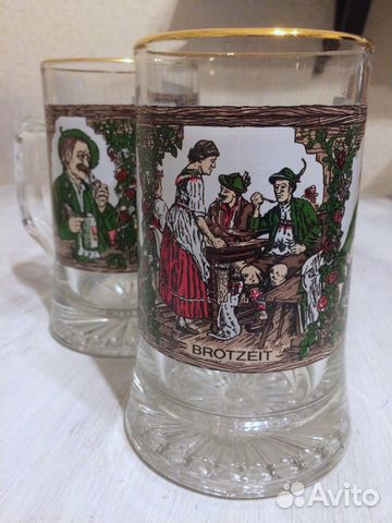 Пивные кружки с позолотой Brotzeit Пивные кружки с позолотой Brotzeit