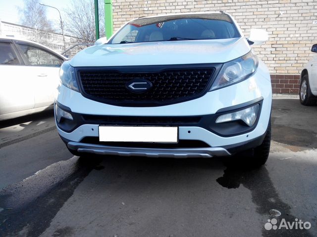 Накладки Бампера под выхлоп Kia Sportage III 2010+ Накладки Бампера под выхлоп Kia Sportage III 2010+