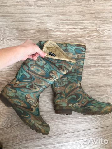 Сапоги резиновые утеплённые 38-39