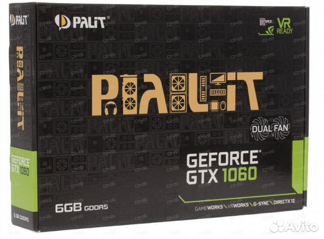 Palit geforce gtx 1060 6gb dual fan