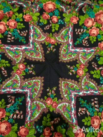 Платок старинный СССР Платок старинный СССР