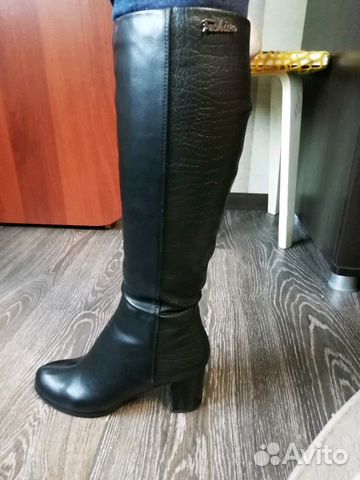 Сапоги натуральная кожа