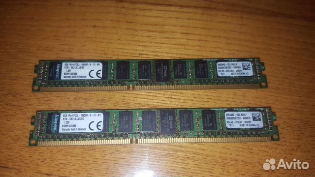 Серверная оперативная память Kingston DDR3 8Gb ECC Серверная оперативная память Kingston DDR3 8Gb ECC