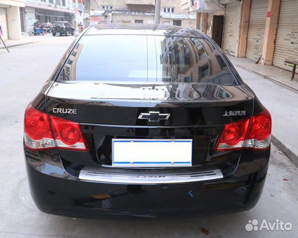 Накладка на бампер круз задний Chevrolet Cruze Накладка на бампер круз задний Chevrolet Cruze