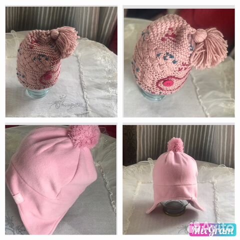 Шапочки на девочку д/с, от 1-4 лет