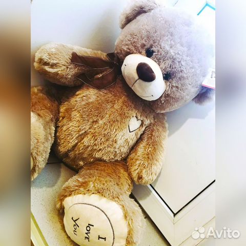 Плюшевый мишка. 120 см. Доставка