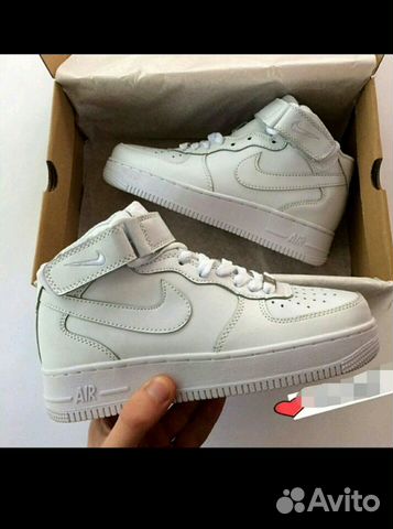 Кроссовки женские Nike Air Force нат. кожа