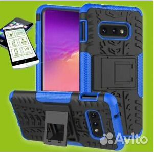 Чехол + защитное стекло для SAMSUNG Galaxy S10e Чехол + защитное стекло для SAMSUNG Galaxy S10e