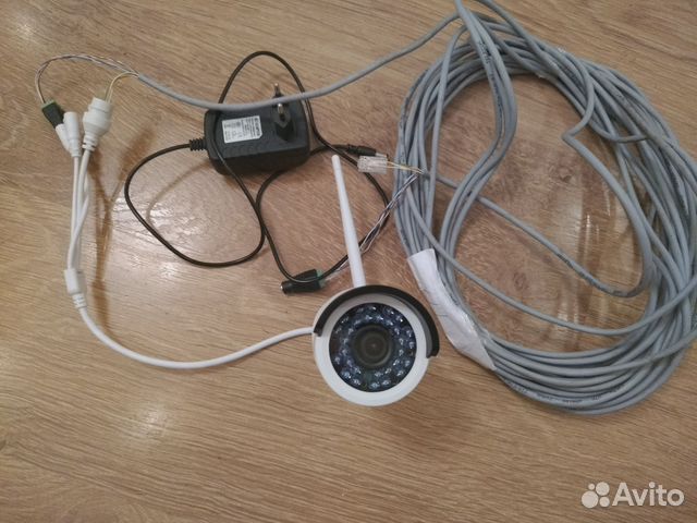 Уличная IP камера с функцией записи + Flash + Микр