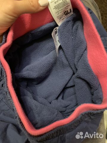 Тёплые штаны на весну/осень на флисе Mothercare Тёплые штаны на весну/осень на флисе Mothercare