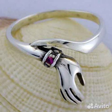 Кольцо Ручка со вставкой из Кольцо Ручка со вставкой из