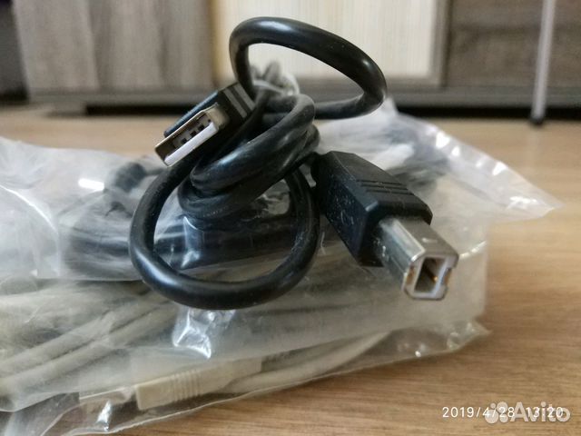 USB 2.0 AM/BM для принтера/сканера. новый USB 2.0 AM/BM для принтера/сканера. новый