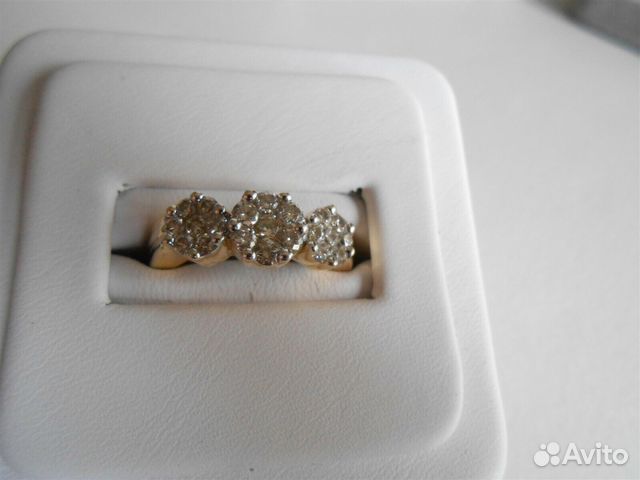 Золотое кольцо с бриллиантами 1,20 карат 585 пробы Золотое кольцо с бриллиантами 1,20 карат 585 пробы