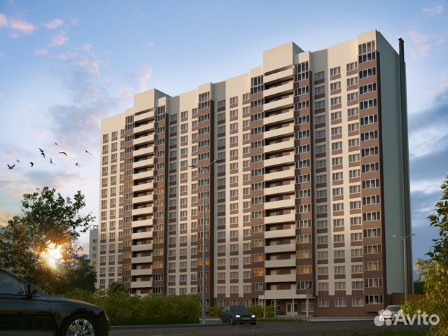 2-к квартира, 53.3 м², 9/16 эт.