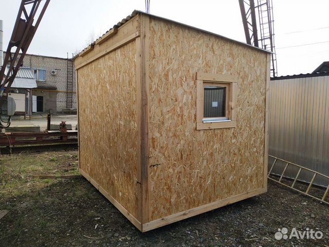 Бытовка 3м. новая. Модель Б-1 Деревянная из Перми Бытовка 3м. новая. Модель Б-1 Деревянная из Перми