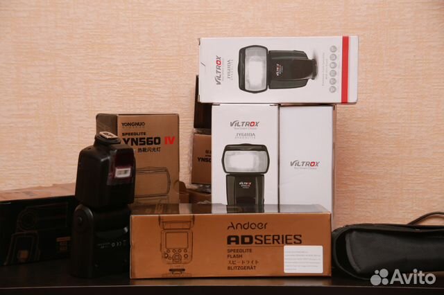 Вспышки Andoer AD-560 Новые Canon Nikon