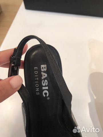 Босоножки basic editions нат.кожа
