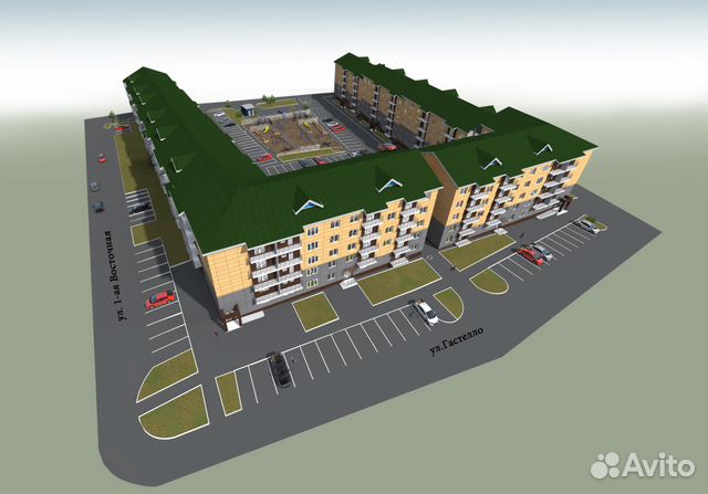 3-к квартира, 75.9 м², 4/5 эт.