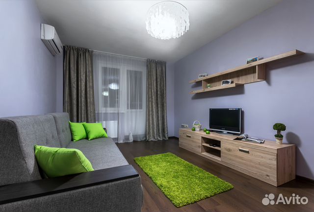 

1-к. квартира, 42 м², 2 кровати