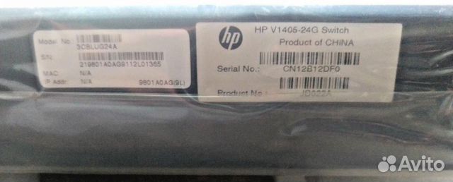 Коммутатор HP V1405-24G Коммутатор HP V1405-24G