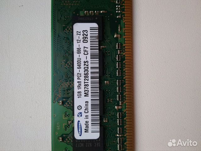 Оперативная память DDR2 1gb SAMSUNG и hynix