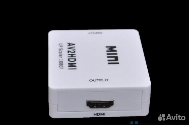 Переходник 3RCA гнездо вход AV - hdmi гнездо выход