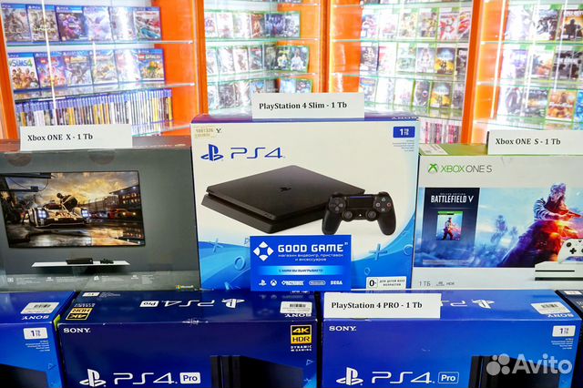 Приставки PS4/PRO/PS3/PS2/xBox на выбор
