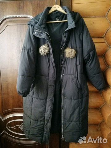 Пуховик длинный фирмы Zara Пуховик длинный фирмы Zara