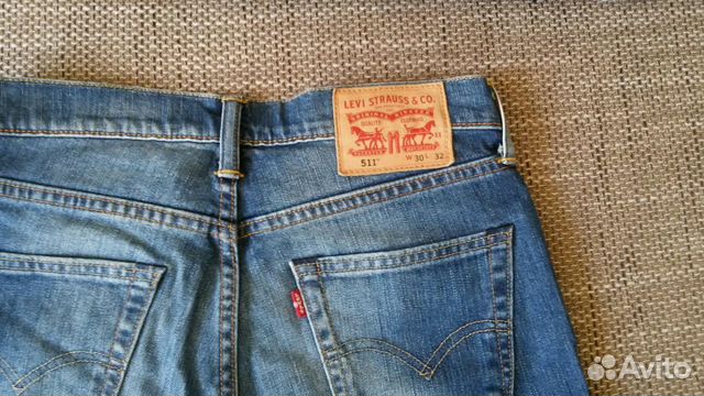 Джинсы Levis 511размер W30L32