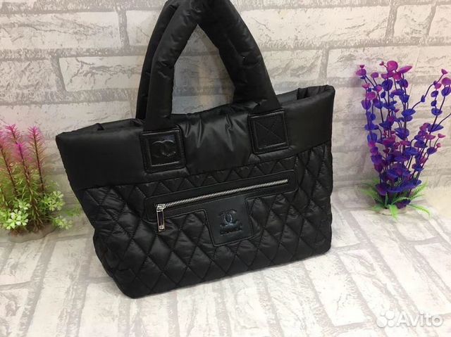 Сумка женская болоневая черная chanel Сумка женская болоневая черная chanel