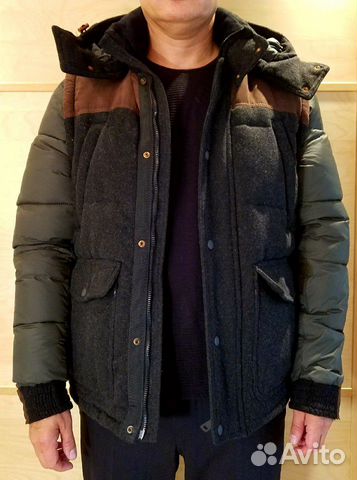 Мужская зимняя куртка Zara Man Denim Couture