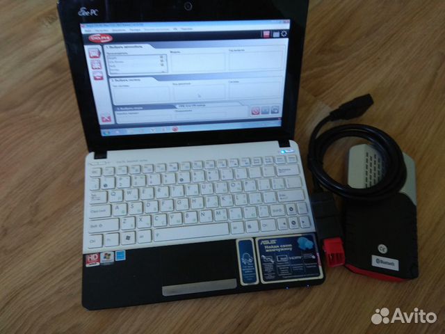 Сканер Delphi DS150e + нетбук Сканер Delphi DS150e + нетбук