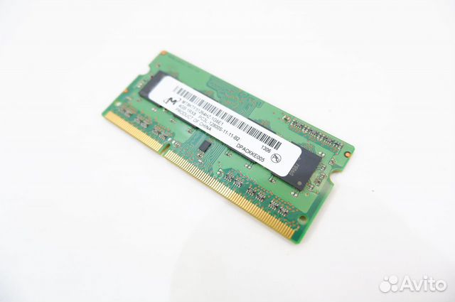 Оперативная память sodimm DDR3 4GB Micron