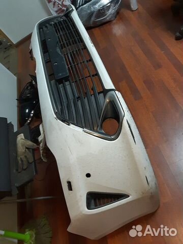 Бампер тайота камри передний