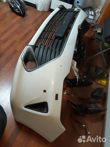 Бампер тайота камри передний