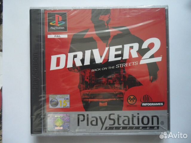 Driver 2 Driver 1 PlayStation PAL Лицензия Италия