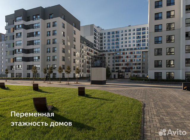 2-к квартира, 97.3 м², 9/10 эт.
