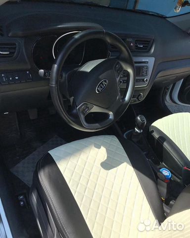 Чехлы для автомобиля из экокожи на Kia Rio 3