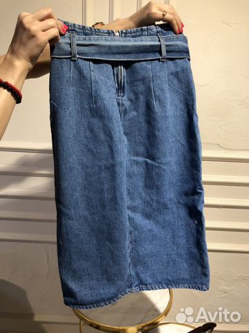 Юбка джинсовая bershka 34 Юбка джинсовая bershka 34