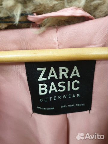 Шубка из искуственного меха zara