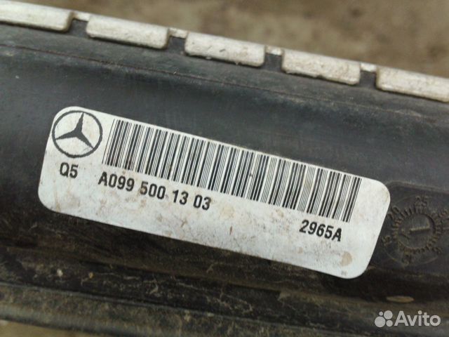 Mercedes 166 mL GL X166 радиатор охлаждения