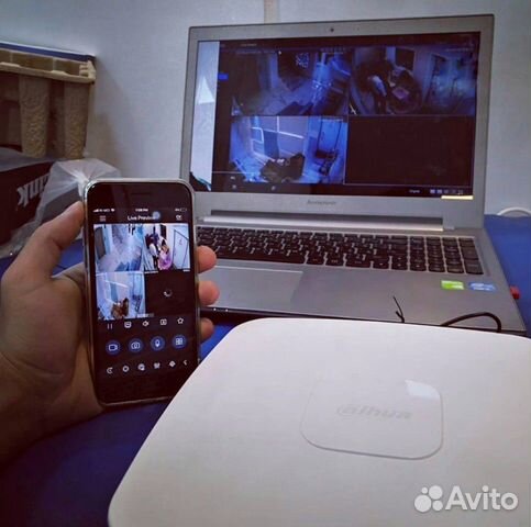 Установка видеонаблюдения