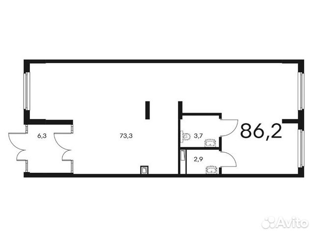 Продам помещение свободного назначения, 86.20 м²