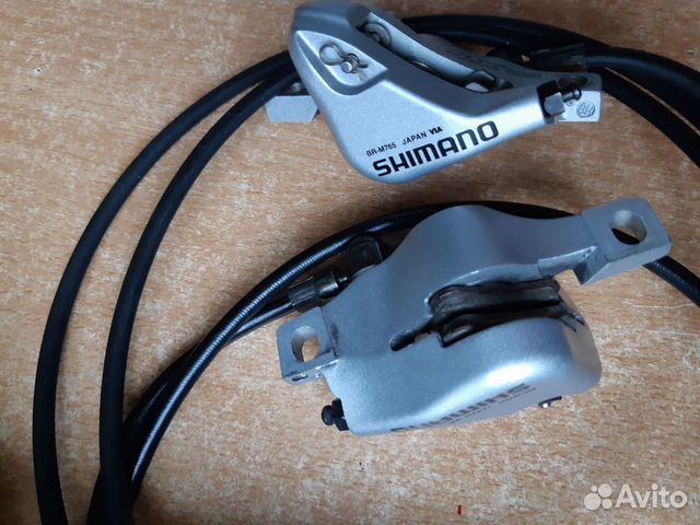 Тормоза гидравлика + манетки Shimano Deore XT