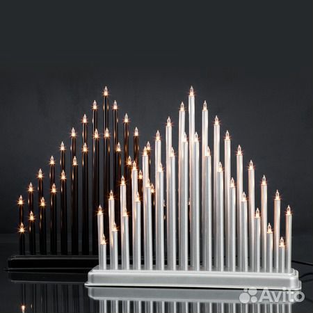 Новогодняя горка и лампочки