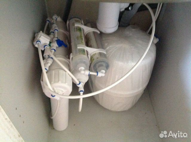 Замена фильтров для воды / Установка фильтров воды