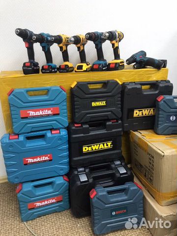 Шуруповёрт Makita Bosch DeWalt 12 14 18 24 36 v