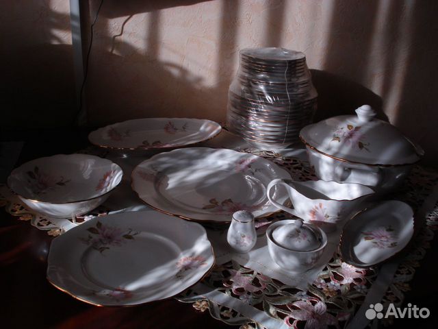 Сервиз столовый Хризантема Дулево